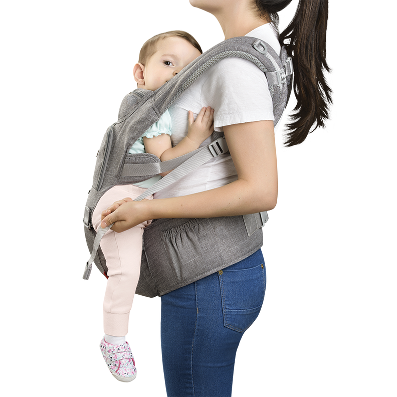Canguro Porta Bebe Fisher Price Gris BB312-9