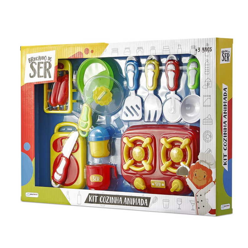 Jugando a Ser Cocina Animada Multikids BR955-0