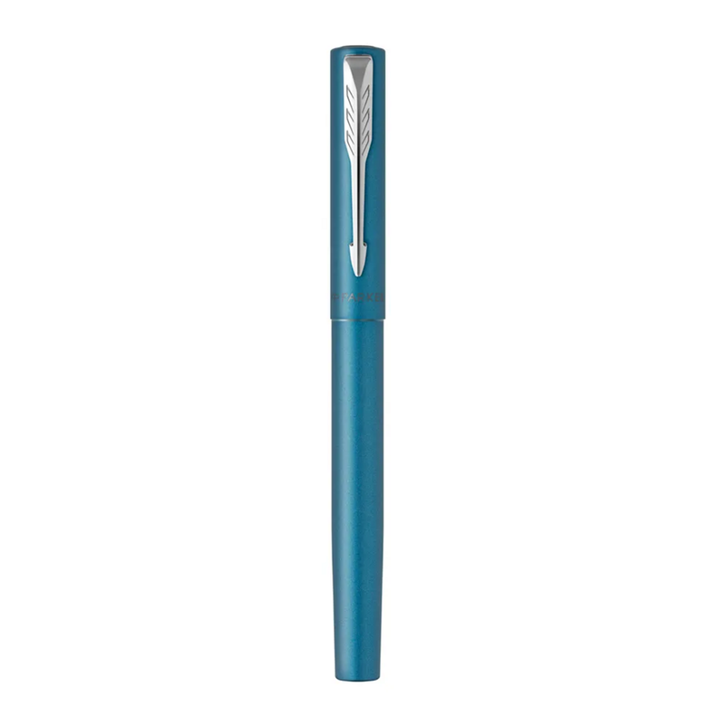 Bolígrafo Rollerball Parker Vector XL Azul Met Tinta Negra-0
