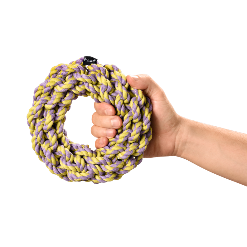 Juguete Para Perro Mimo Aro de Cuerda 18cm PP223-1