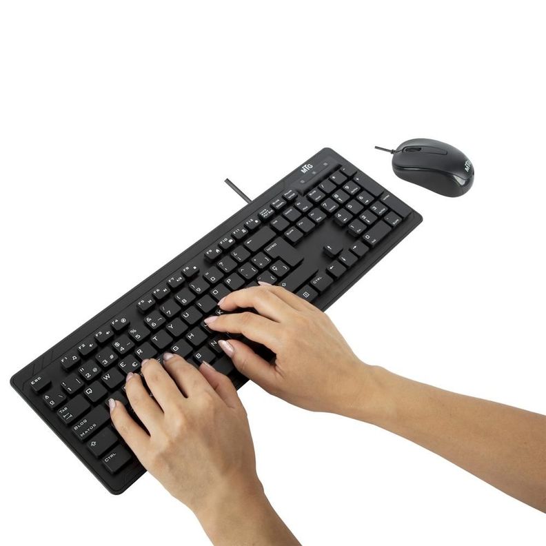 Combo Teclado y Mouse Cable Targus Espanol AKM617-1