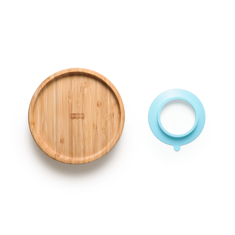 Plato Plano con Ventosa Fisher Price Bam N Boo Azul BB1170-1