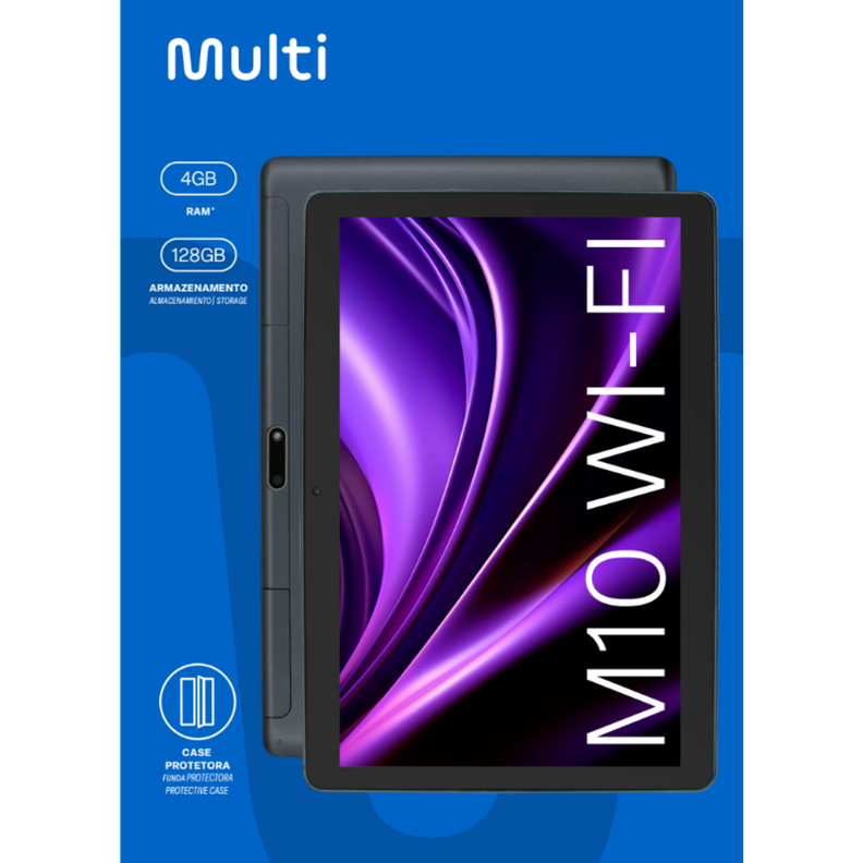 Tablet Multilaser M10 4/128 Gb Negro NB632-2