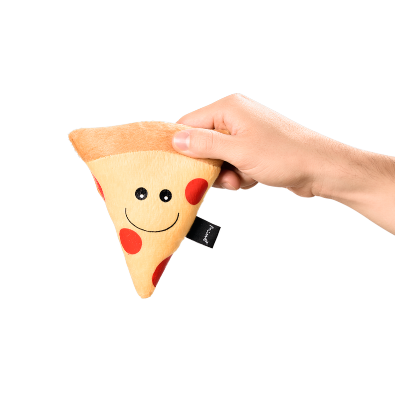Juguete Gato Mimo Pizza Peluche Catnip 12cm PP154-1