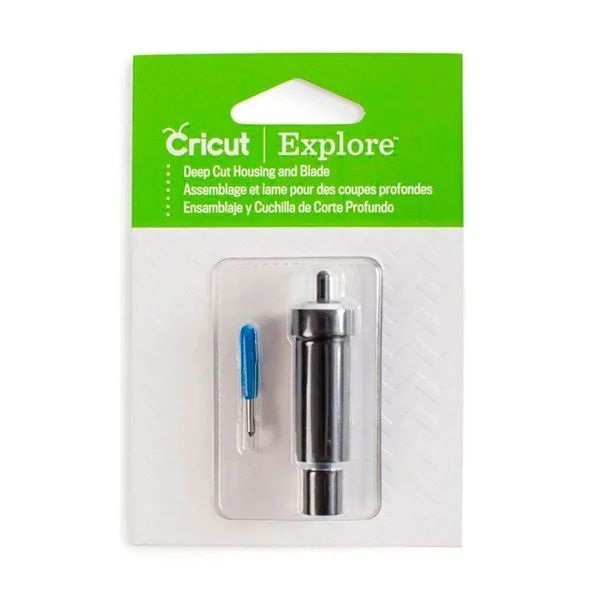 Cuchilla Corte Profundo Completa Cricut Negro