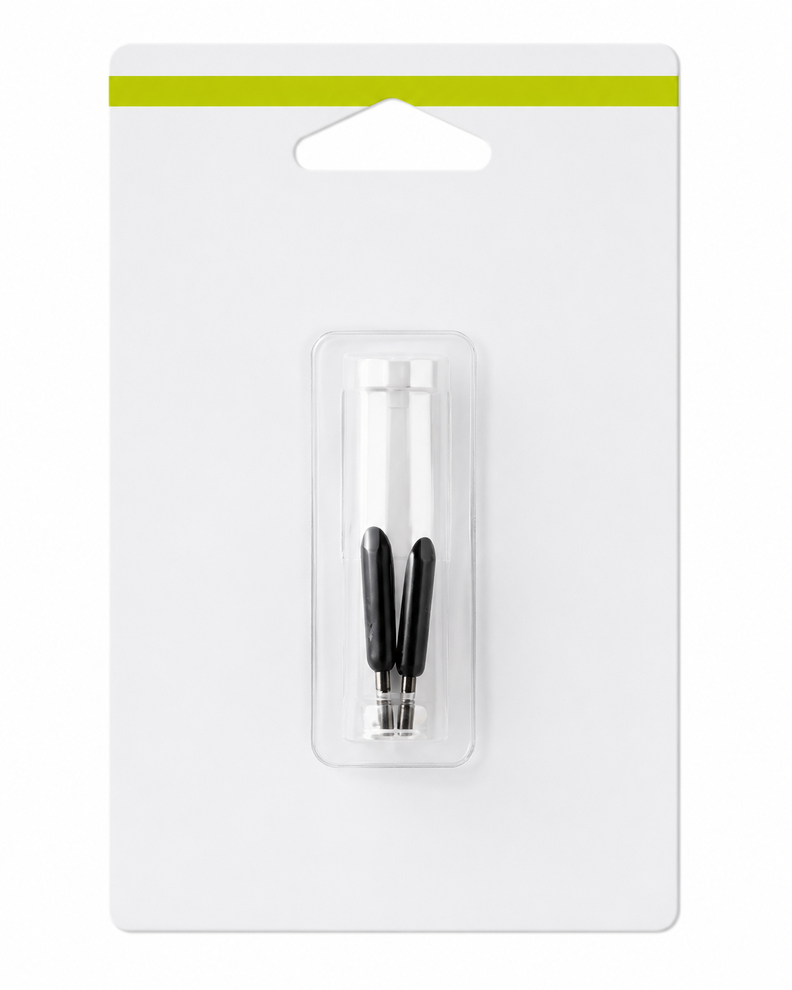 Hojas De Reemplazo De Punto Profundo - 2 Piezas Cricut Blanco