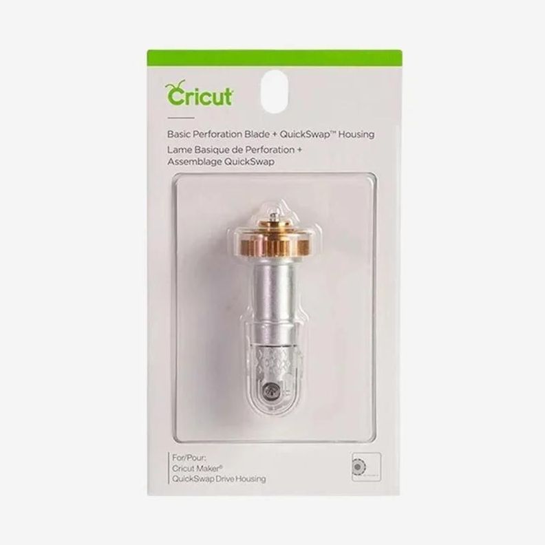 Cricut Adaptador QuickSwap y Cuhilla de Perforado Básico-0