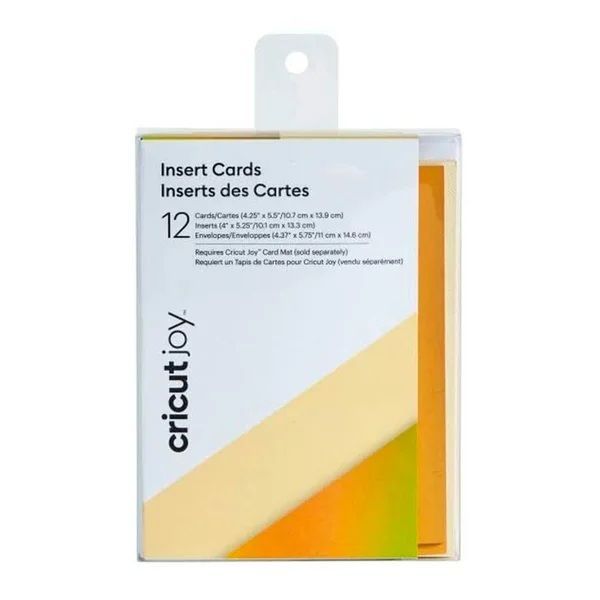 Set 12 Tarjetas Joy Crema Cricut Beige
