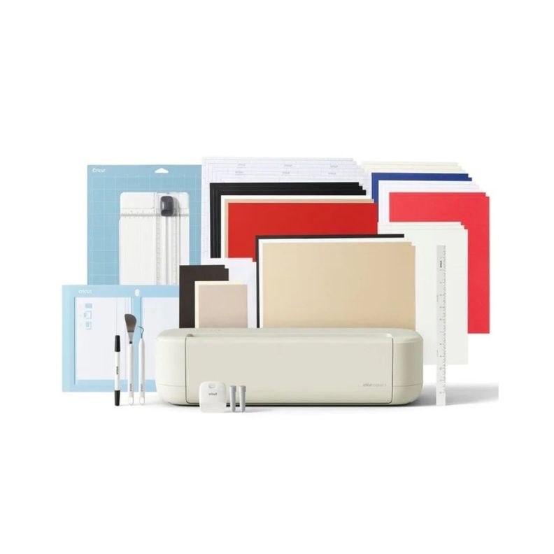 Kit Plotter De Corte Cricut Explore 5 Essential Perla Blanco
