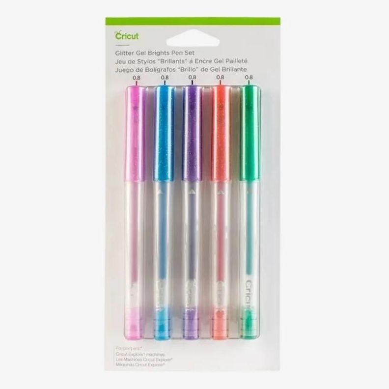 Set de lapices de gel, Brillantes (5 unidades)-0