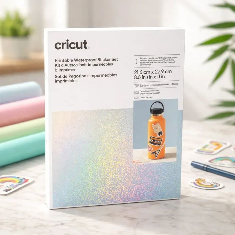Vinilo imprimible Holografico de 21,6 cm x 27,9 cm Cricut Surtido