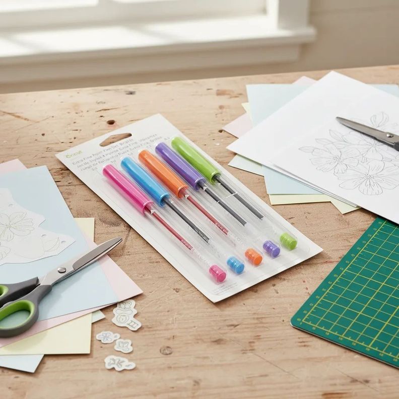 Juego De Lapices De Punta Extrafina 5 Piezas Cricut Surtido