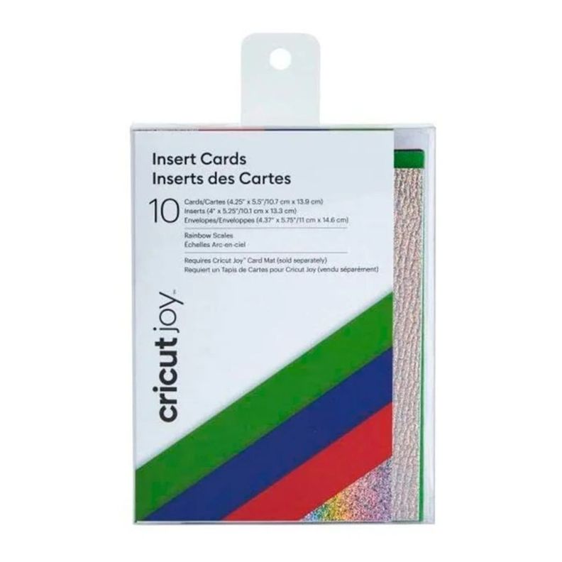 Set 10 Tarjetas Joy Multicolor Cricut Surtido