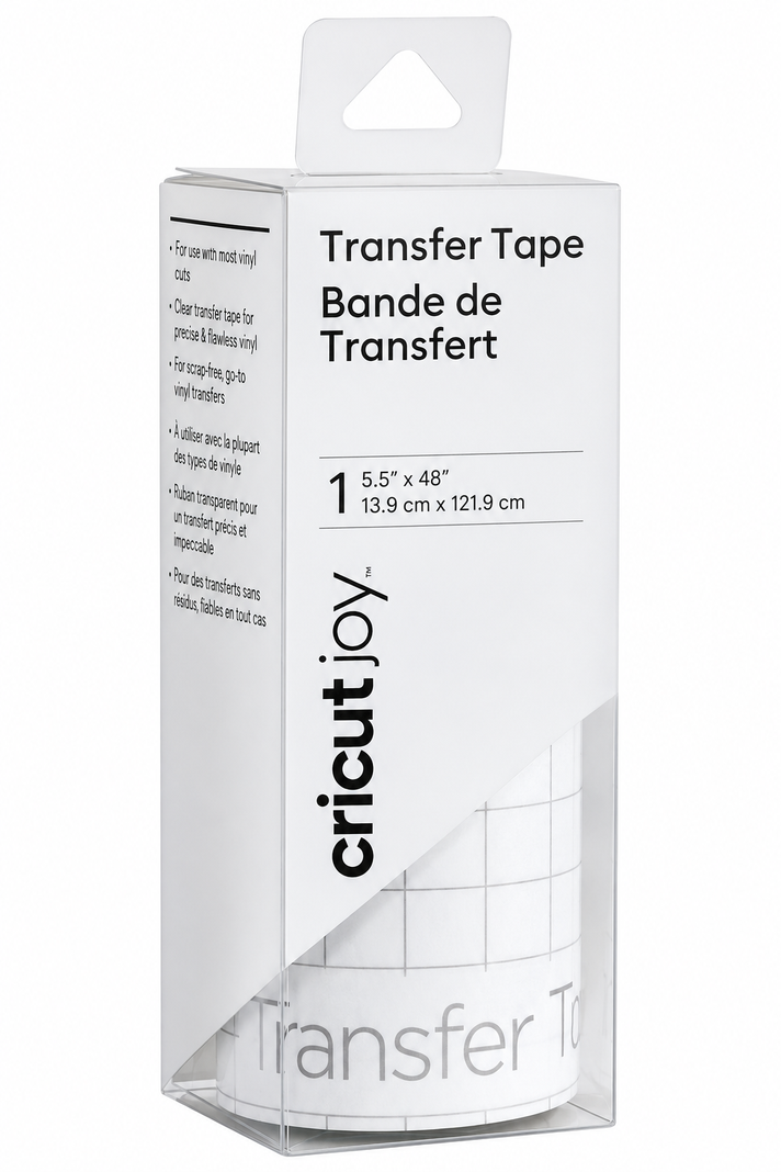 Vinil Transfer Cricut 5.5 X 48 Pulgadas Transparente