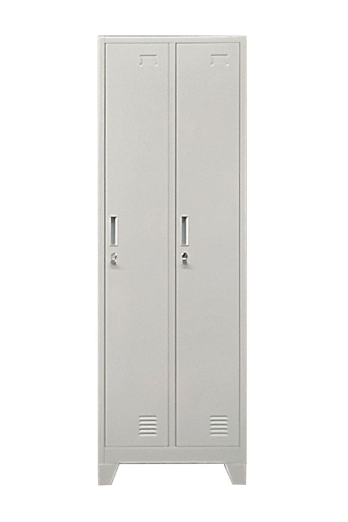 Locker de 2 Puertas con Barra de Colgar Equimet-0