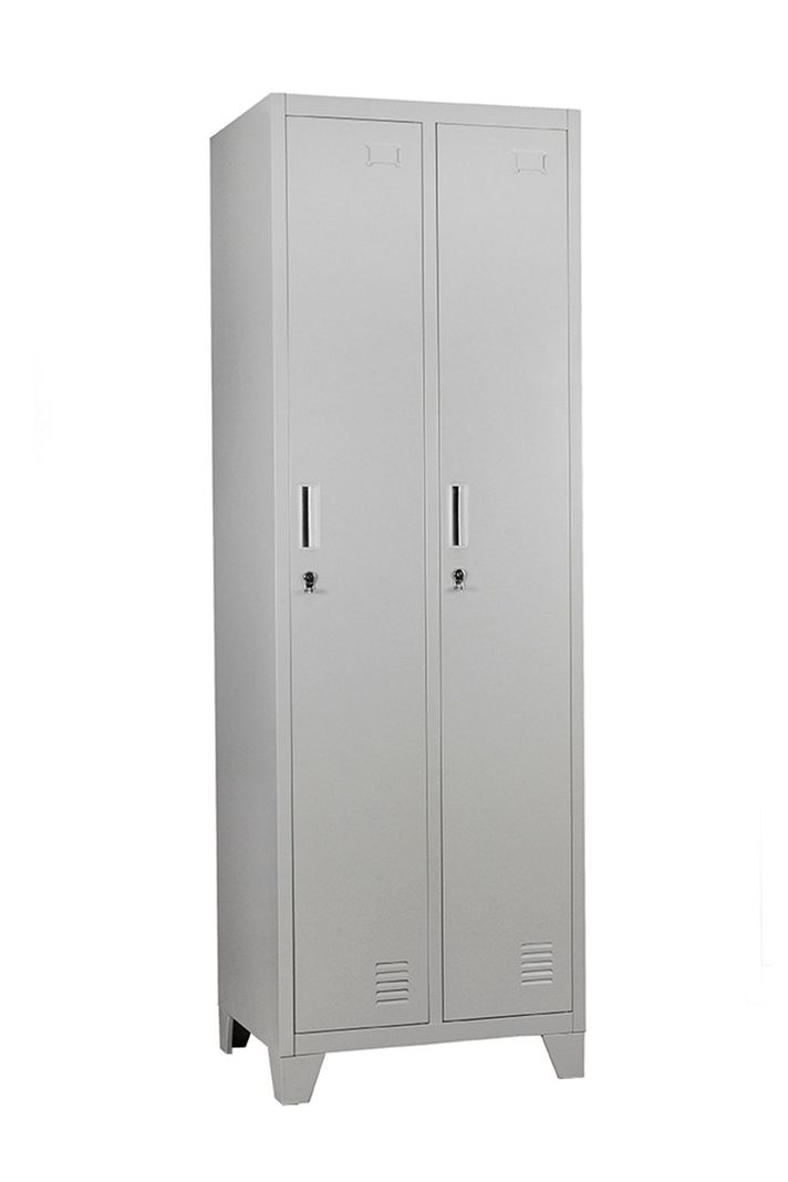 Locker de 2 Puertas con Barra de Colgar Equimet-2