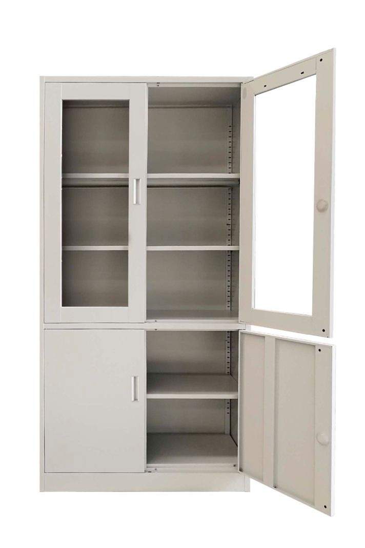 Estante MP vitrina metálica puertas vidrio Mobitat-1