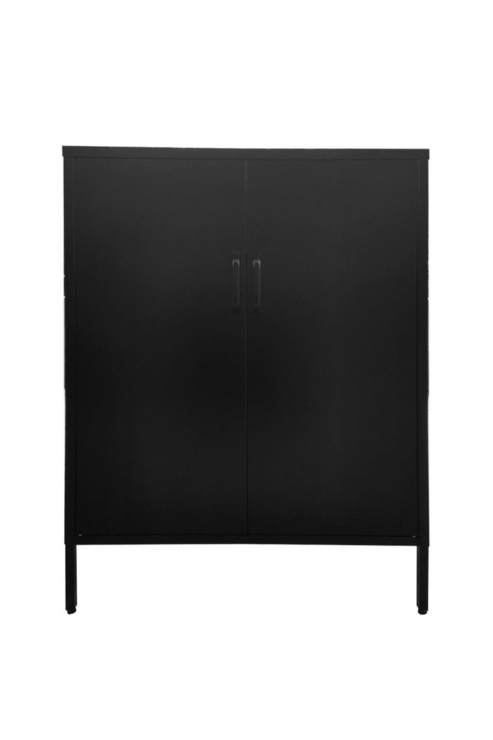 Gabinete Metálico 2 puertas con repisas Negro-0