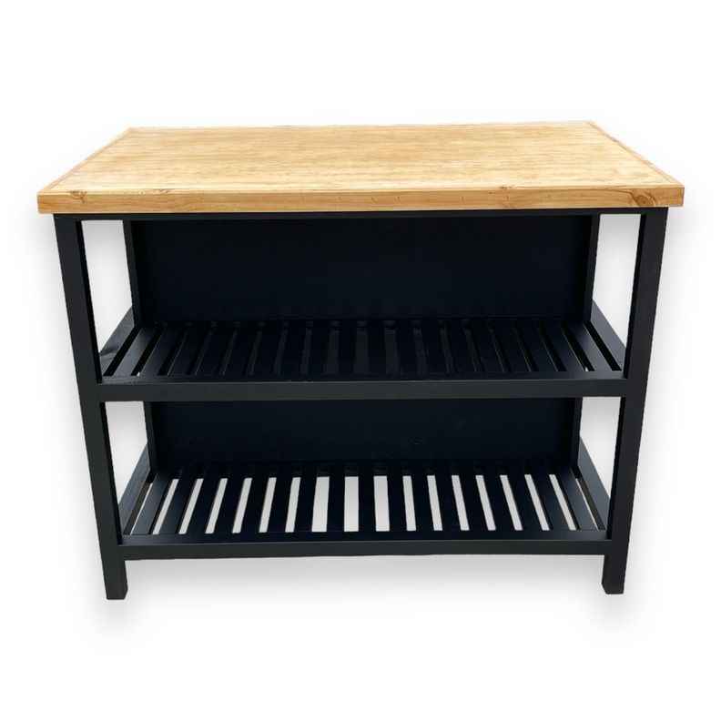 ISLA DE COCINA RUSTICA NEGRO MATE-2