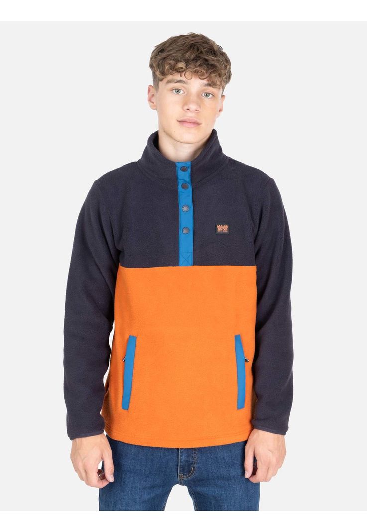 Poleron Micropolar Coastal Naranjo Infantil Maui And Sons-0
