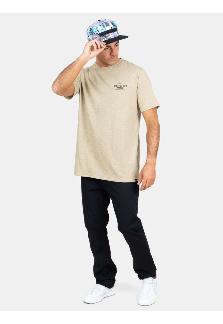 Polera MC Los Angeles Lax Café Hombre Maui And Sons-2