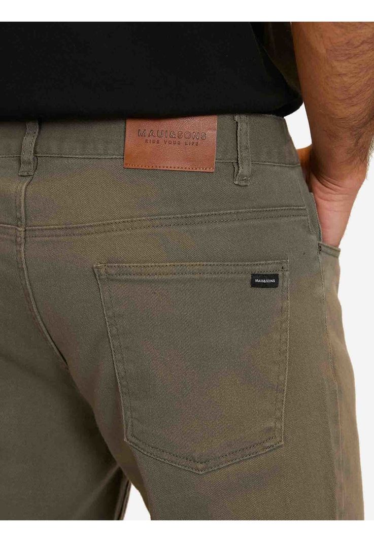 Pantalon Clasico Waikiki Verde Hombre Maui And Sons-3