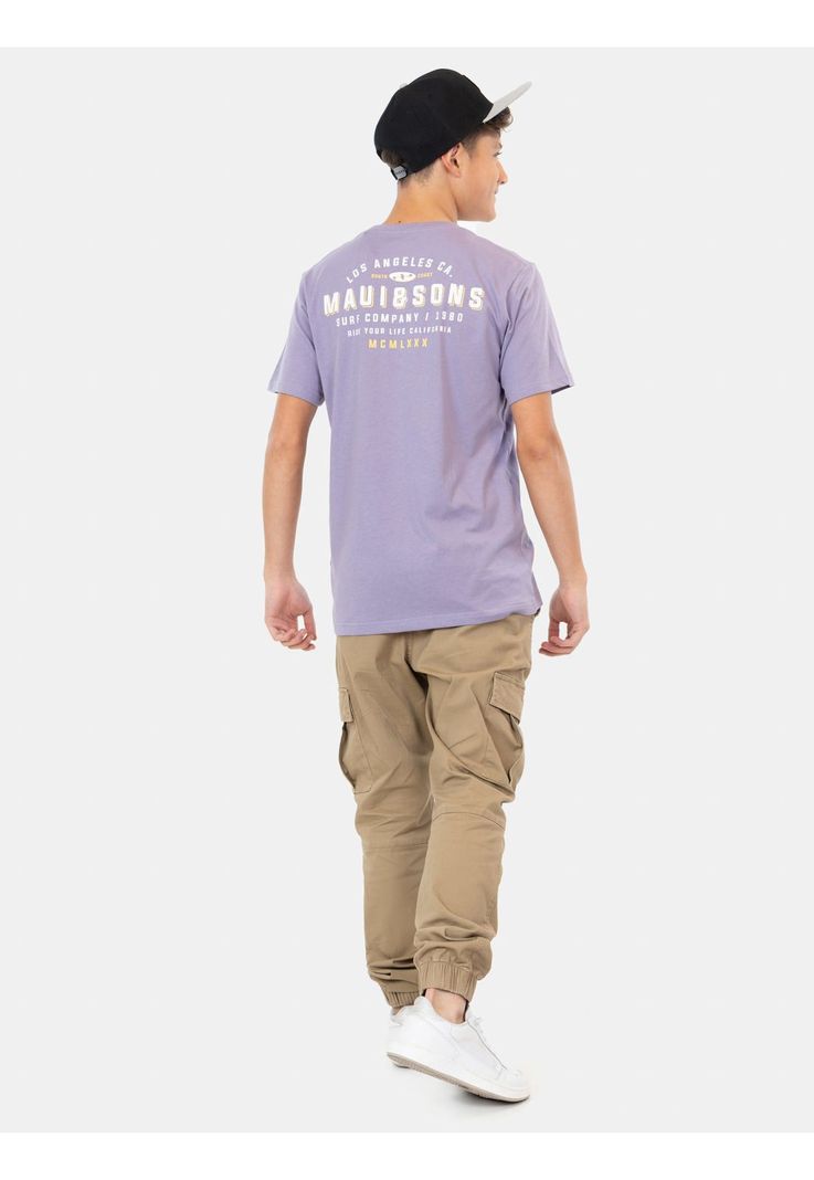 Polera MC Surf And Skate Cny Morado Infantil Maui And Sons-2