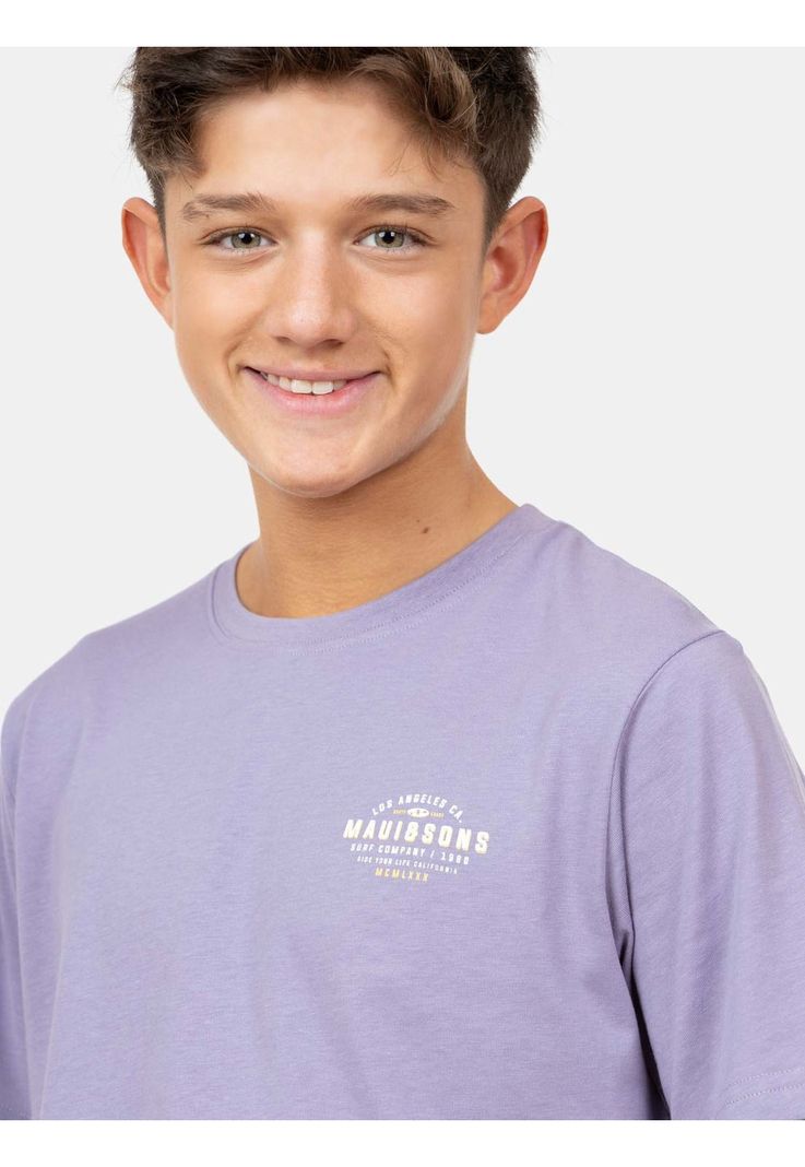 Polera MC Surf And Skate Cny Morado Infantil Maui And Sons-3