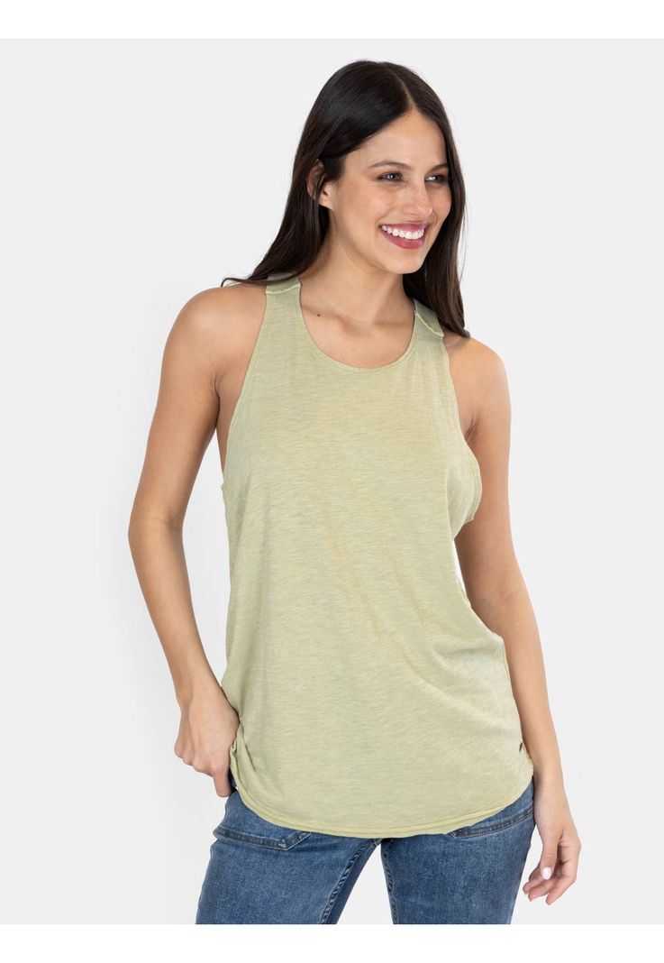 Polera MC Minot Verde Mujer Maui And Sons-0