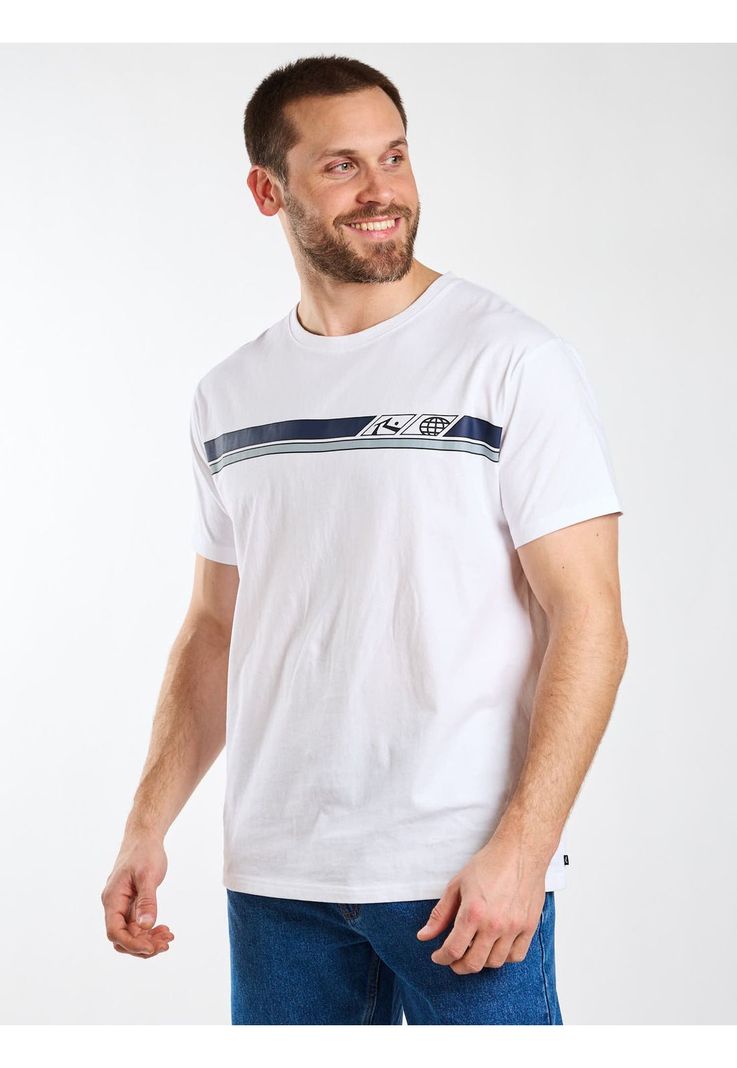 Polera MC Swell Blanco Hombre Rusty