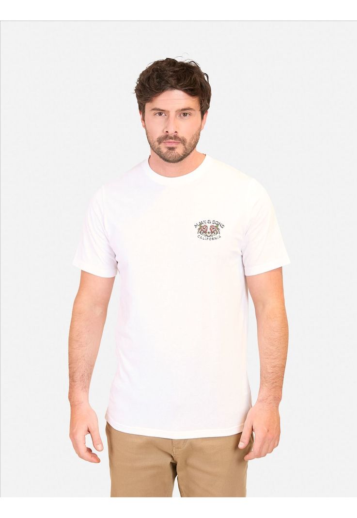 Polera MC Golden Serenade Blanco Hombre Maui And Sons-0