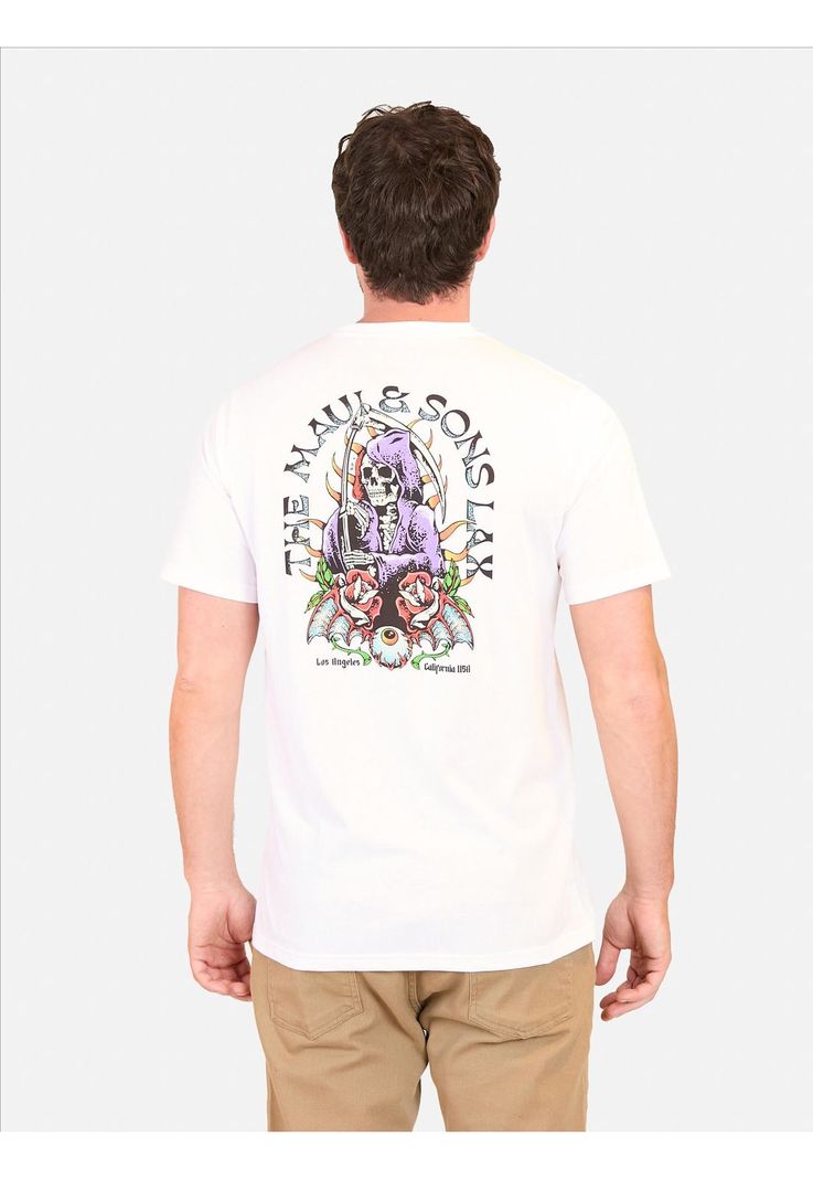 Polera MC Golden Serenade Blanco Hombre Maui And Sons-1