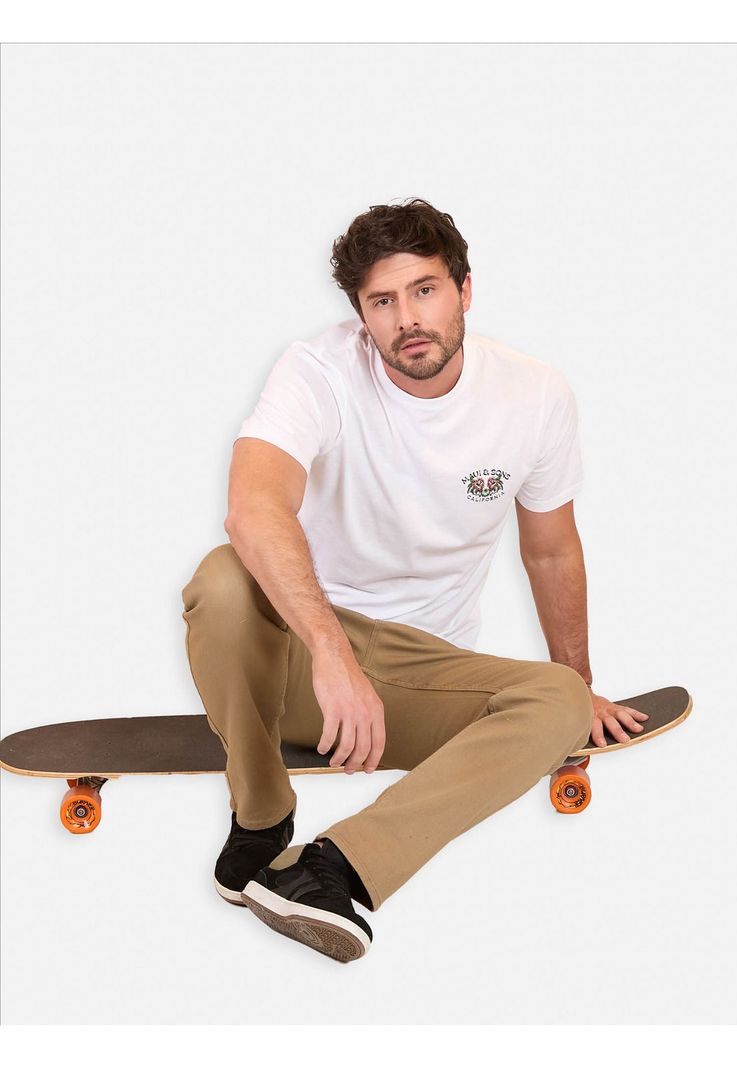 Polera MC Golden Serenade Blanco Hombre Maui And Sons-3