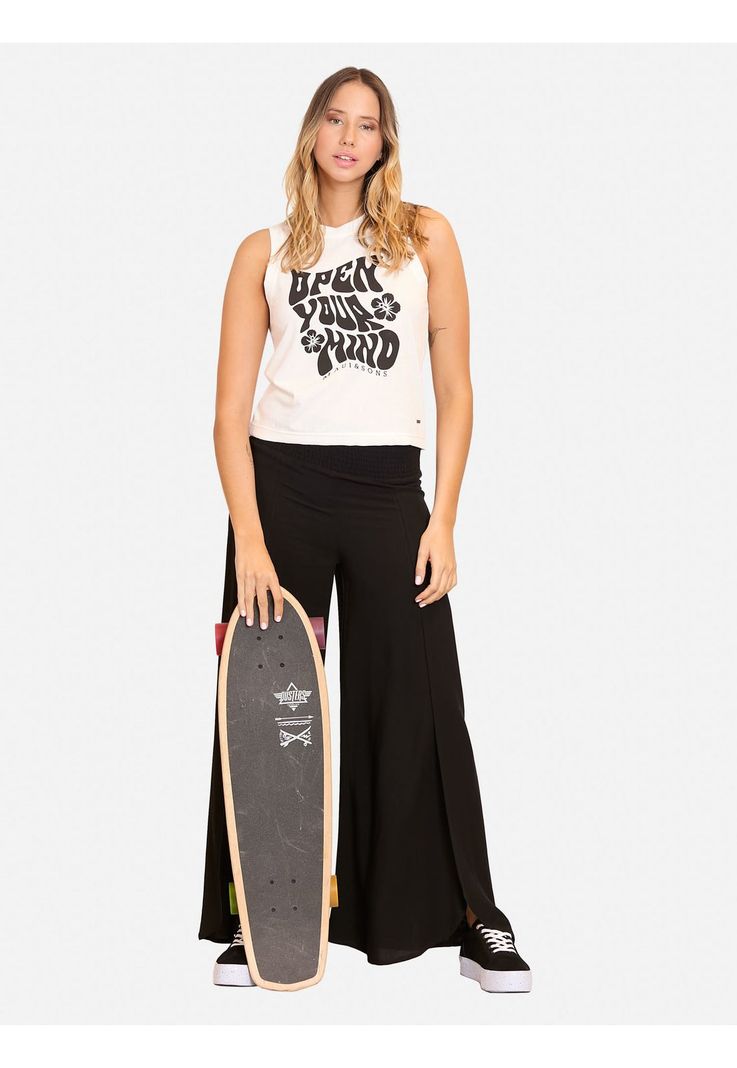 Polera MC Open Your Mind Blanco Mujer Maui And Sons-3