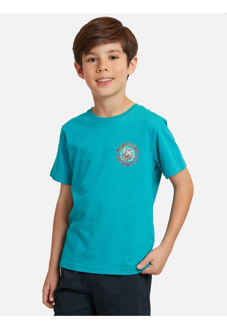Polera Mushroom World Niño Celeste Maui And Sons-0