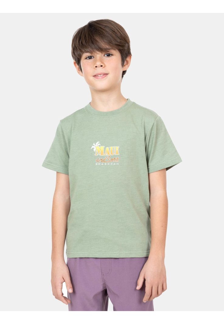 Polera MC Sharkman Verde Niño Maui And Sons-0