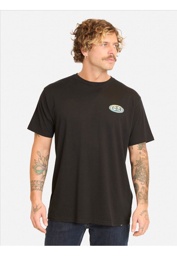 Polera MC Bomuw Negro Hombre Maui And Sons S