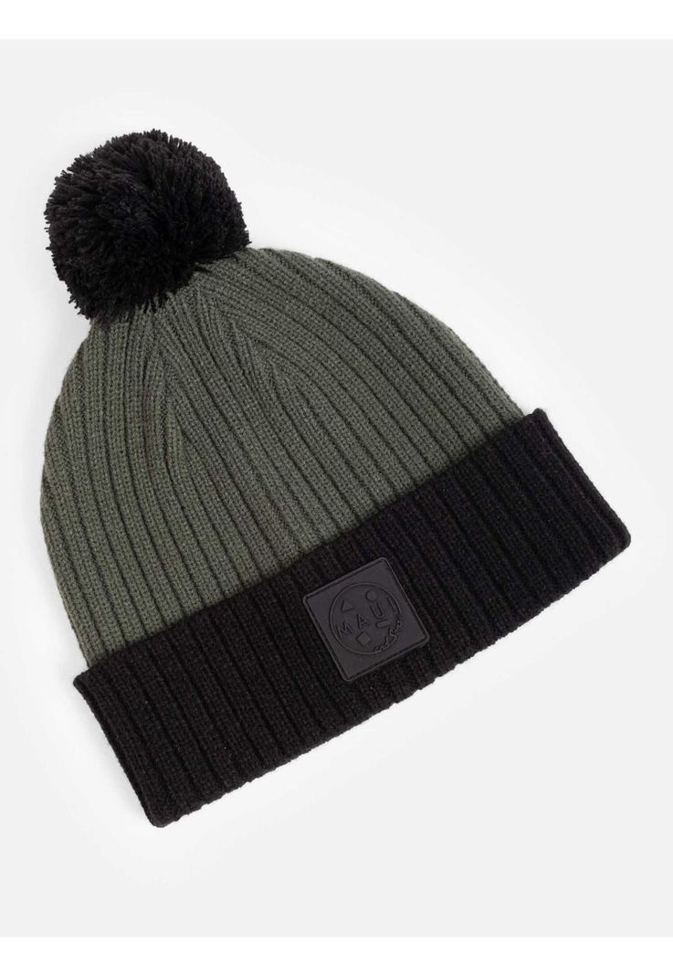 Gorro Cookie Verde Militar Hombre Maui And Sons-0
