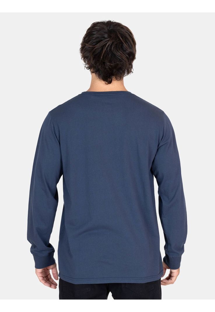 Polera ML Spray Azul Hombre Maui And Sons-1