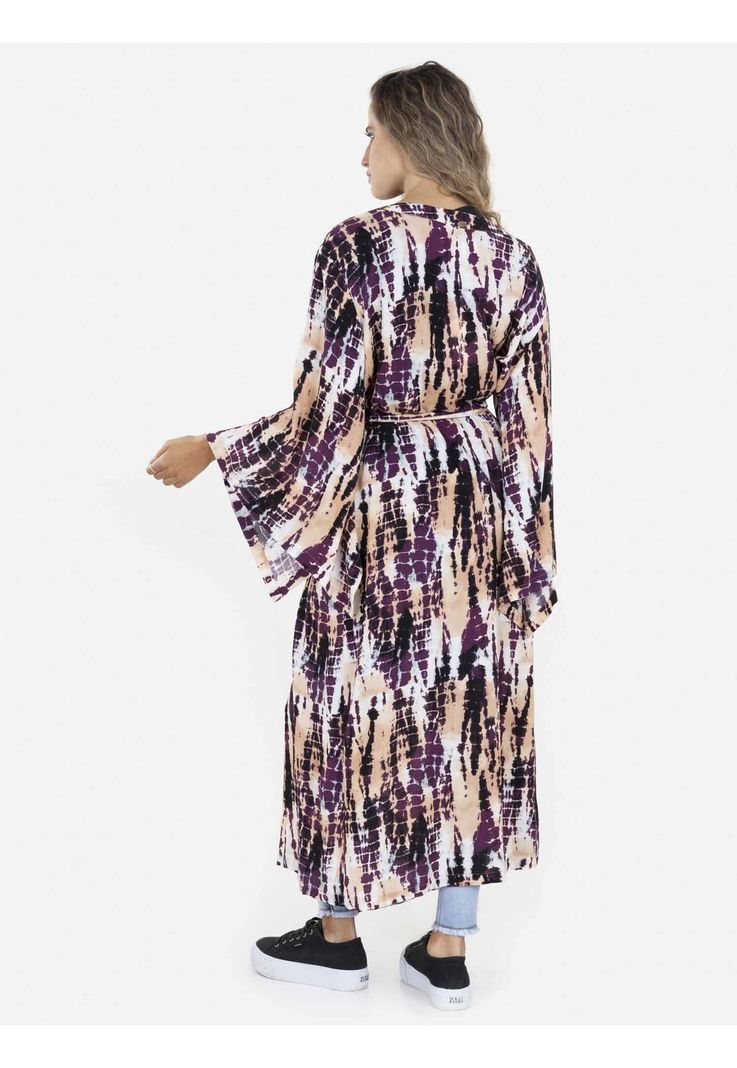 Blusa WATERFALL KIMONO Mujer Multicolor Maui and Sons-1