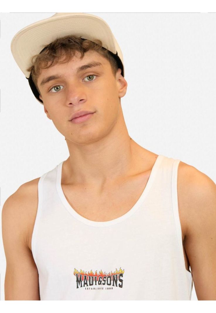 Polera S/M Kalaka Blanco Infantil Maui And Sons-3
