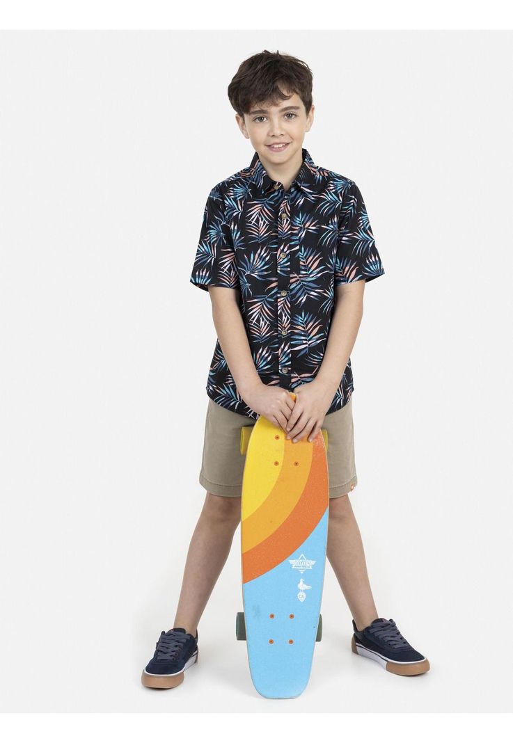 Camisa PALM LAX Niño Multicolor Maui and Sons-3