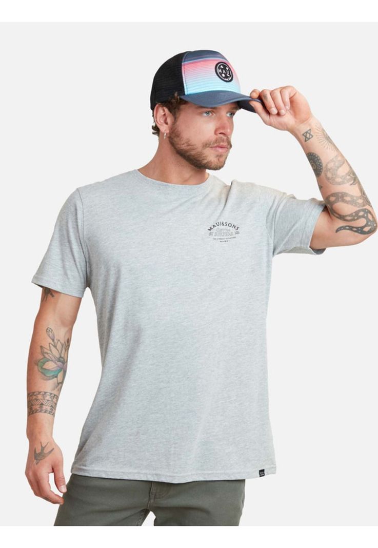 Pack Polera Jockey Hombre Gris claro Maui and sons-0