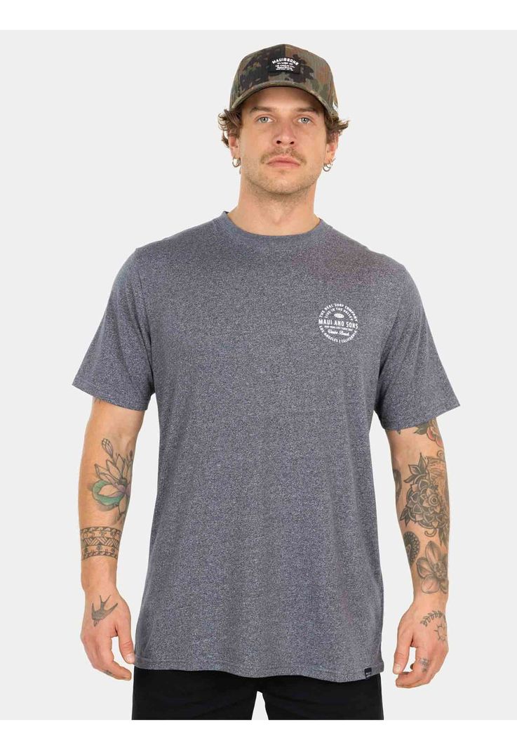 Polera MC Paise Cy Gris Hombre Maui And Sons-0