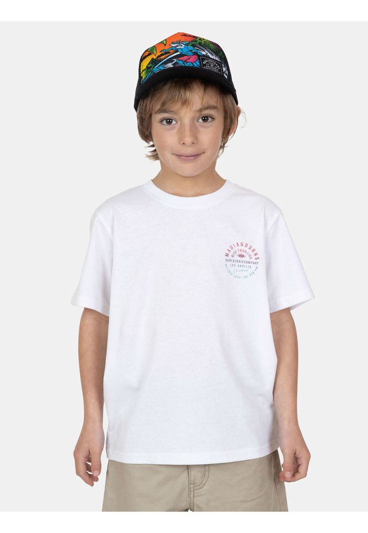 Pack Polera Jockey Vortexa Blanco Infantil Maui And Sons 4