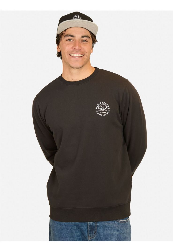 Poleron CR Dangelo Negro Hombre Maui and Sons-0