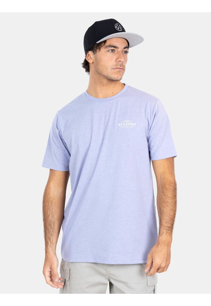 Polera MC Mel. Global Morado Hombre Maui And Sons-0
