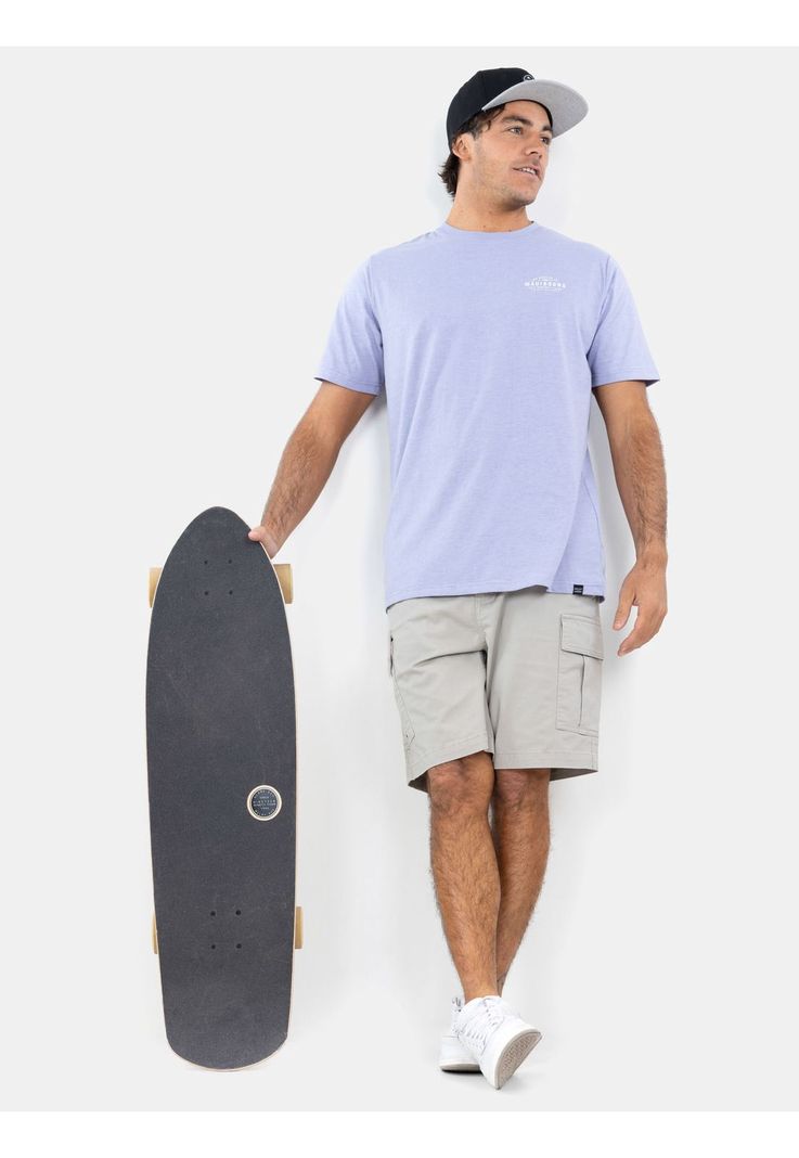 Polera MC Mel. Global Morado Hombre Maui And Sons-2