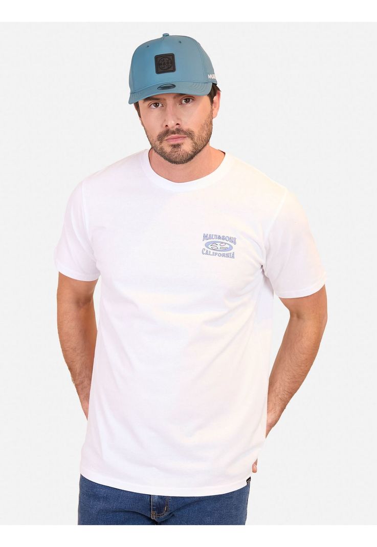 Polera MC Cal Mu Blanco Hombre Maui And Sons-0