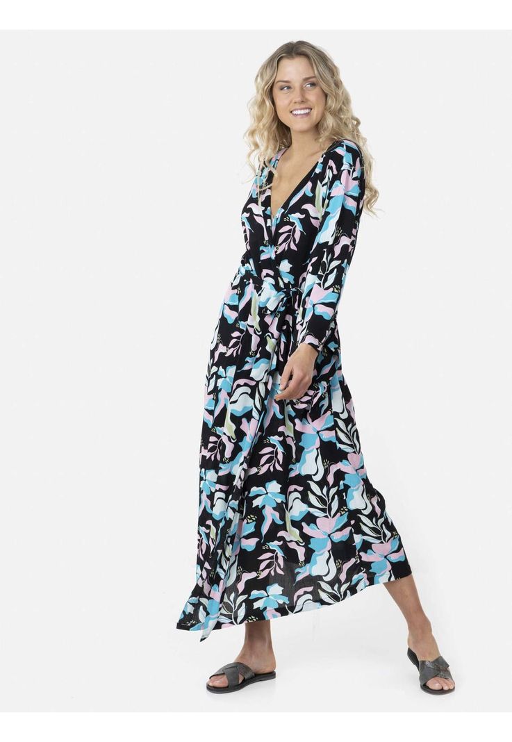 Blusa FOREST FLOWER KIMONO Mujer Multicolor Maui and Sons-0